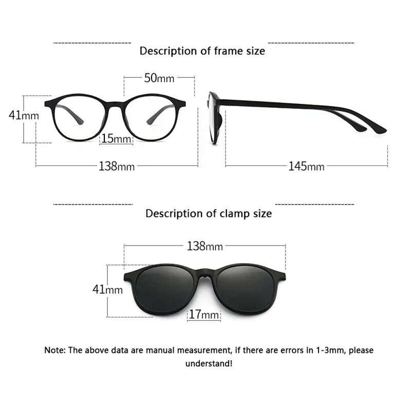 MagniView™ - 6-in-1 Magnetic Polarized Glasses