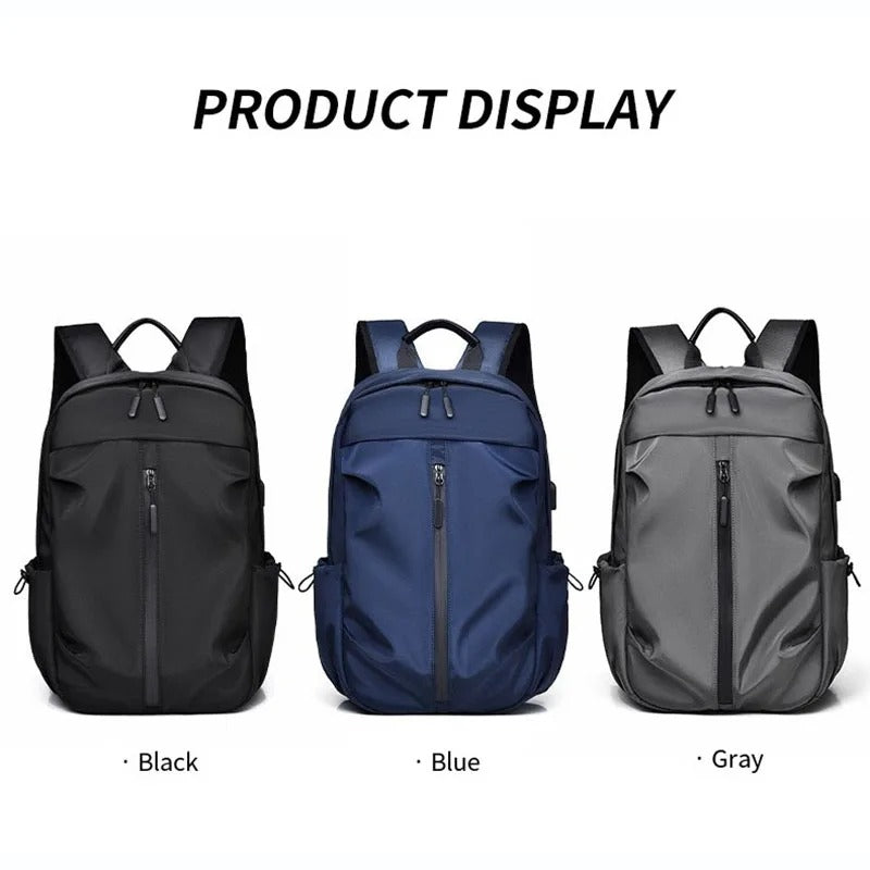 UrbanPulse™ - Casual College Backpack with USB Interface
