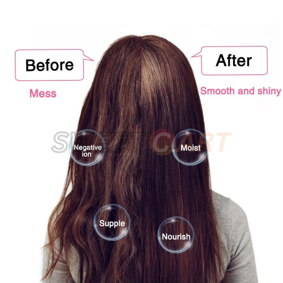 2 in 1 Hair Brush & Dryer with Negative Ionic Tech