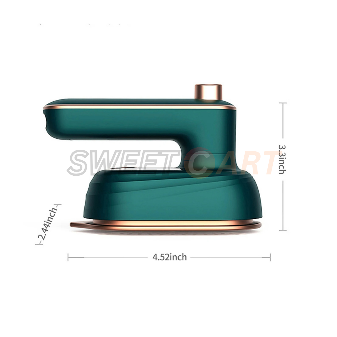 Portable steam ironing machine for clothes