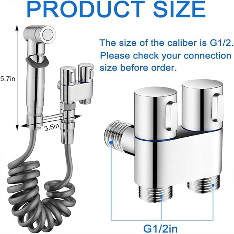 AquaMist™ - Portable High Pressure Handheld Bidet Spray Gun Set