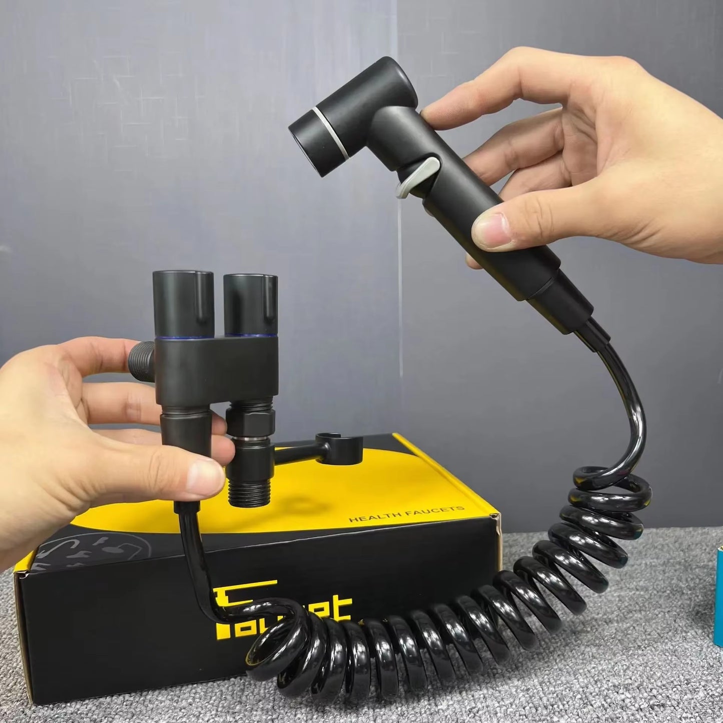 AquaMist™ - Portable High Pressure Handheld Bidet Spray Gun Set