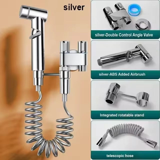 AquaMist™ - Portable High Pressure Handheld Bidet Spray Gun Set