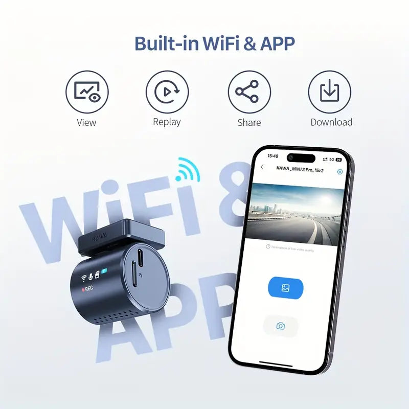 KAWA Mini 3 Pro Camera For Home Office & Cars