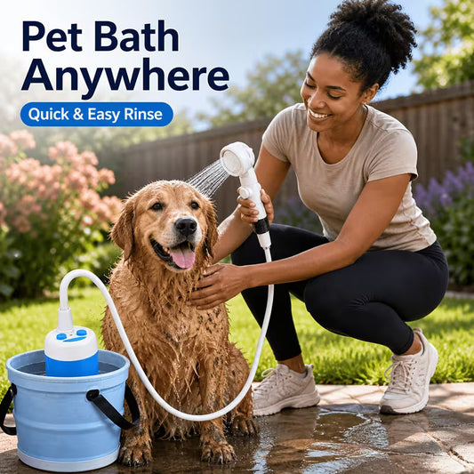 Portable Camping Shower, Turn any spot into a bath !