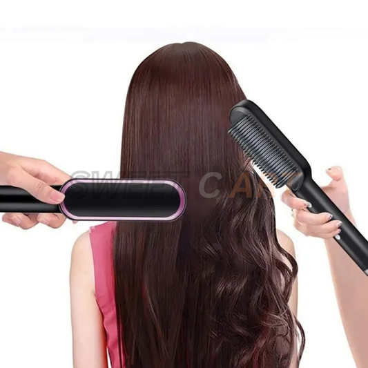 Electric Hair Straightener Comb with Negative Ion Anti-Scalding