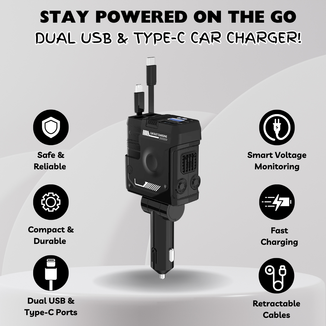MaxCharge™ – High-Speed Charging with Smart Retractable Cables – SweetCart