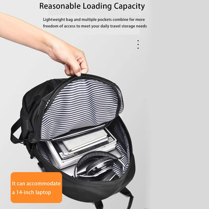 UrbanPulse™ - Casual College Backpack with USB Interface