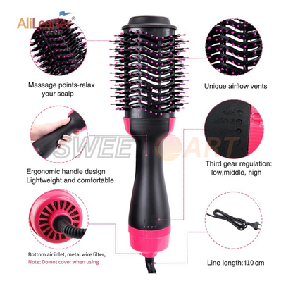 2 in 1 Hair Brush & Dryer with Negative Ionic Tech