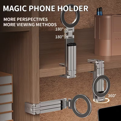 Metalic & Magnetic smartphone stand