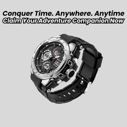 Rugged Dual Display Sport Watch - Built for the Bold