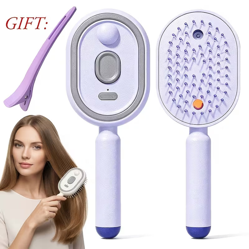Hair in Just 5 Minutes ! Portable Electric Hair Straightener Brush