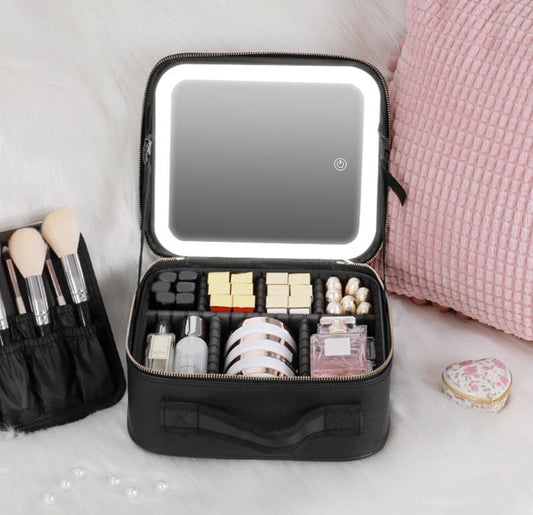 ShineKit™ - Compact Makeup Mirror Bag