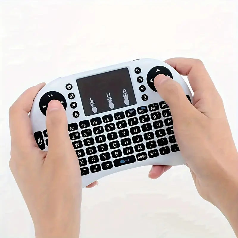 i8 Mini wireless keyboard with touchpad & 7 color Backlit