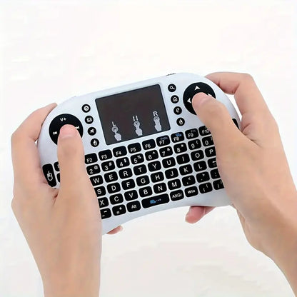 i8 Mini wireless keyboard with touchpad & 7 color Backlit