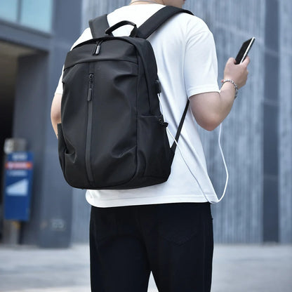 UrbanPulse™ - Casual College Backpack with USB Interface