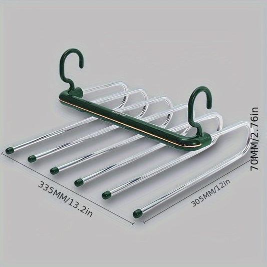SmartFold™ 5-in-1 Heavy-Duty Pants Hanger