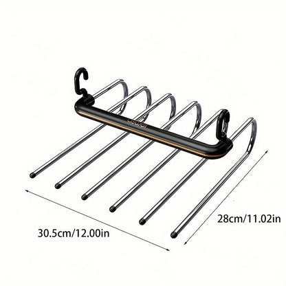 SmartFold™ 5-in-1 Heavy-Duty Pants Hanger