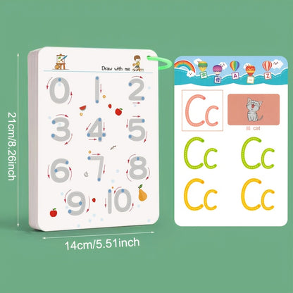 Draw & Learn™ – 122 Pages of Reusable Writing Practice Copybook