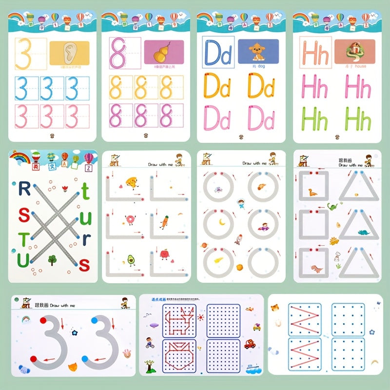 Draw & Learn™ – 122 Pages of Reusable Writing Practice Copybook