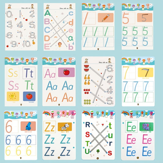 Draw & Learn™ – 122 Pages of Reusable Writing Practice Copybook