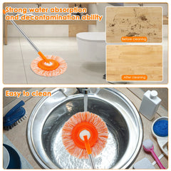 Microfiber Rotatable Mops Wall Cleaner