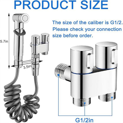 AquaMist™ - Portable High Pressure Handheld Bidet Spray Gun Set