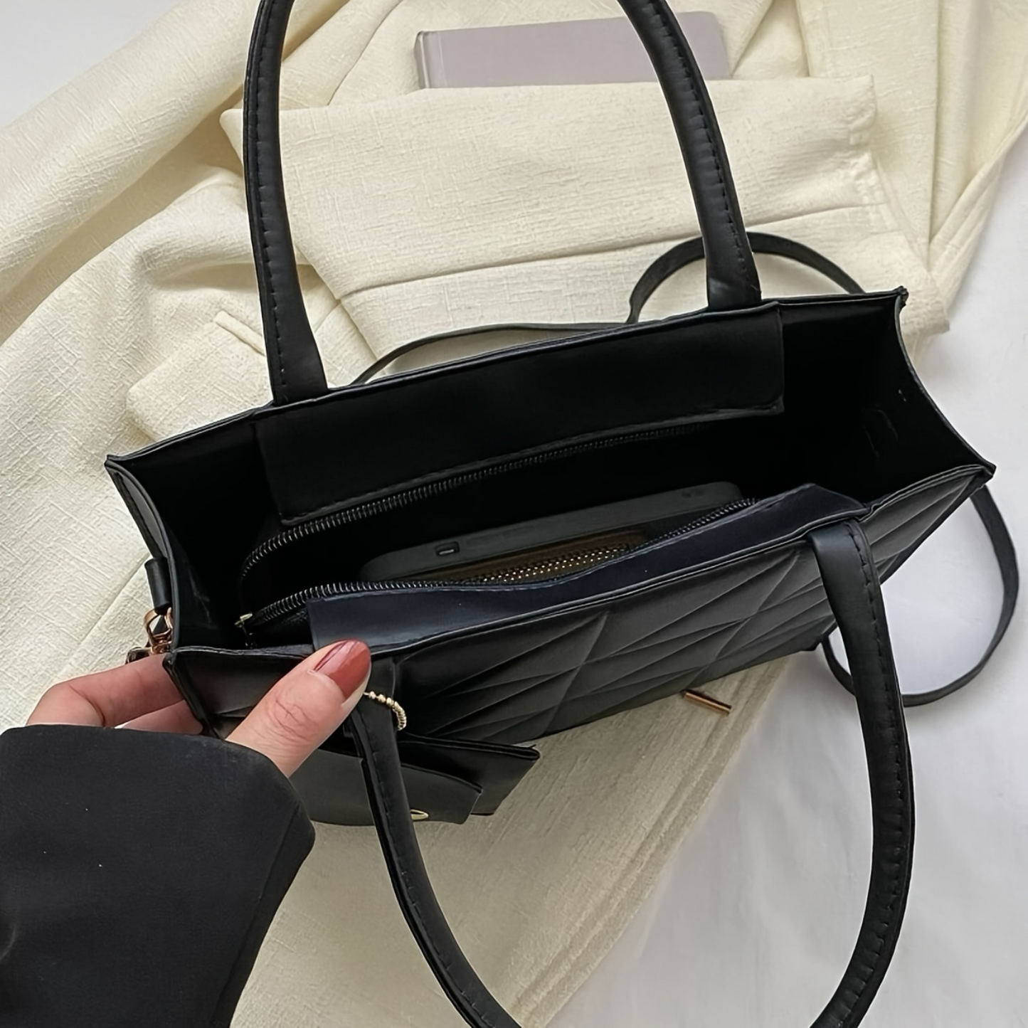 GleamTote™ - Quilted Mini Crossbody Bag with Coin Purse