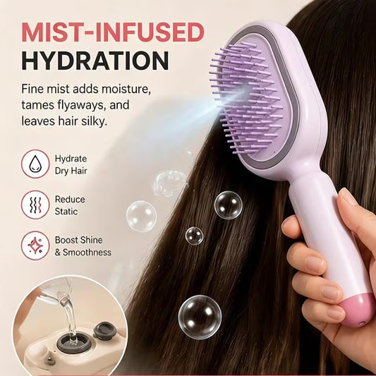 Hair in Just 5 Minutes ! Portable Electric Hair Straightener Brush