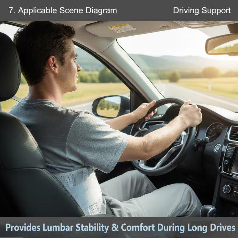 LUMBARSAF® Breathable Support Belt for Lower Back pain & problems