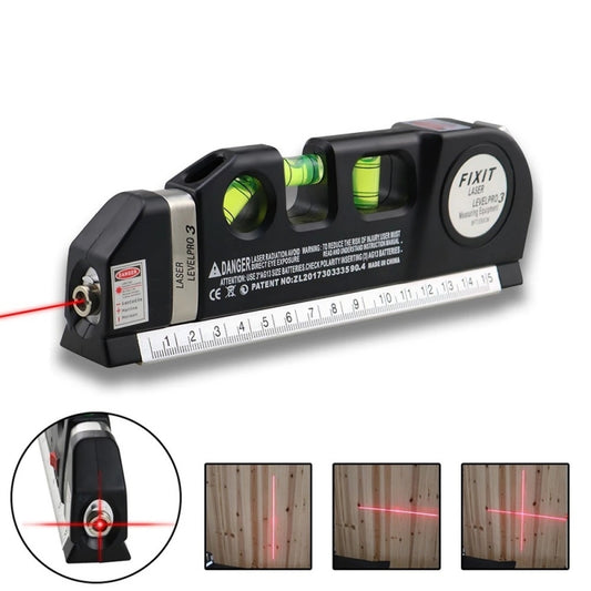 PrecisionAlign™ - Laser Level with Metric Rulers