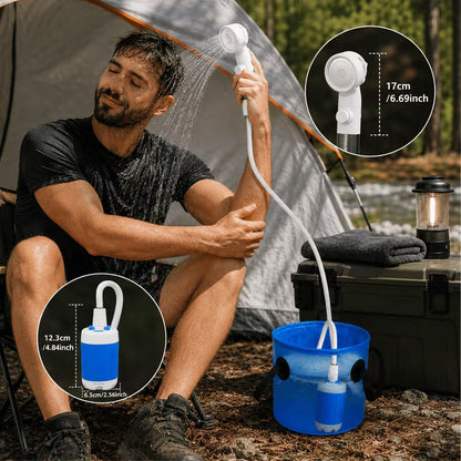 Portable Camping Shower, Turn any spot into a bath !