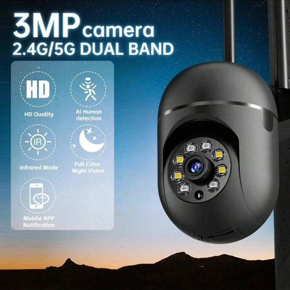 1080P Smart Surveillance Camera – Auto Tracking & Night Vision