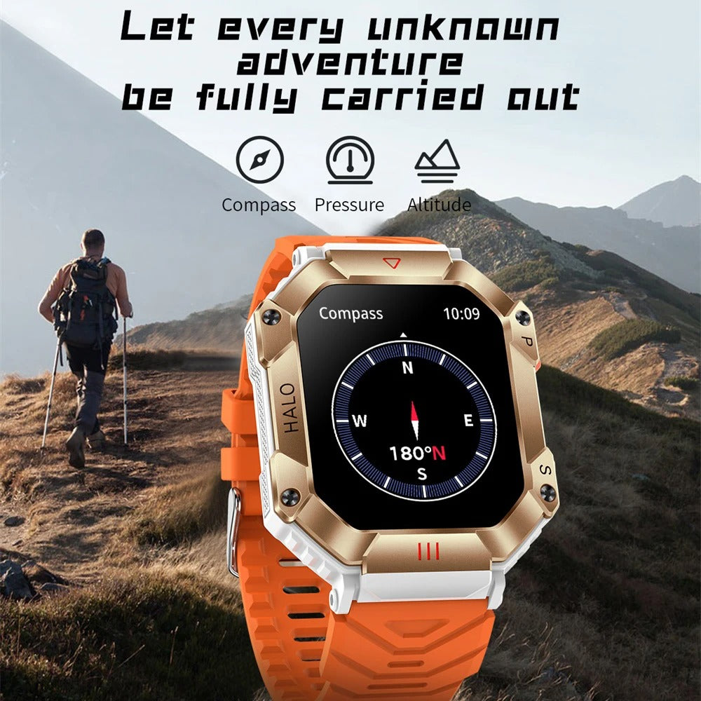 Tactical Smartwatch – Built for Adventure & Tough Conditions!