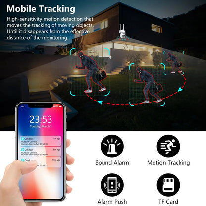 1080P Smart Surveillance Camera – Auto Tracking & Night Vision