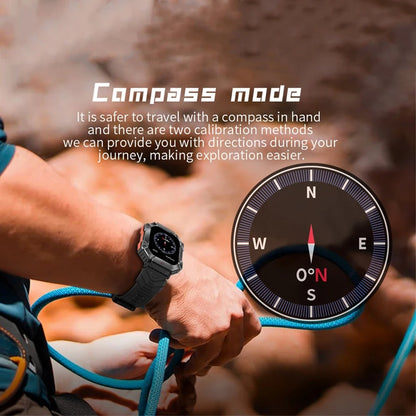 Tactical Smartwatch – Built for Adventure & Tough Conditions!