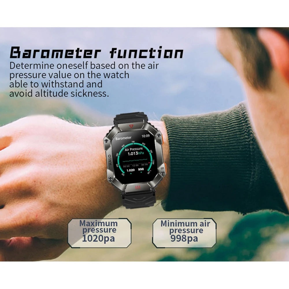 Tactical Smartwatch – Built for Adventure & Tough Conditions!