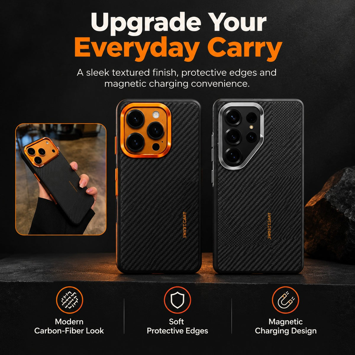 Phone case section 3