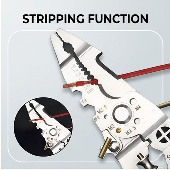 The Only Tool You’ll Need: Cut, Strip, Wrench & Fold.