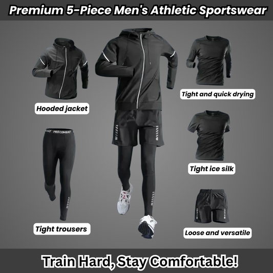 Premium 5-Piece Men's Athletic Sportswear