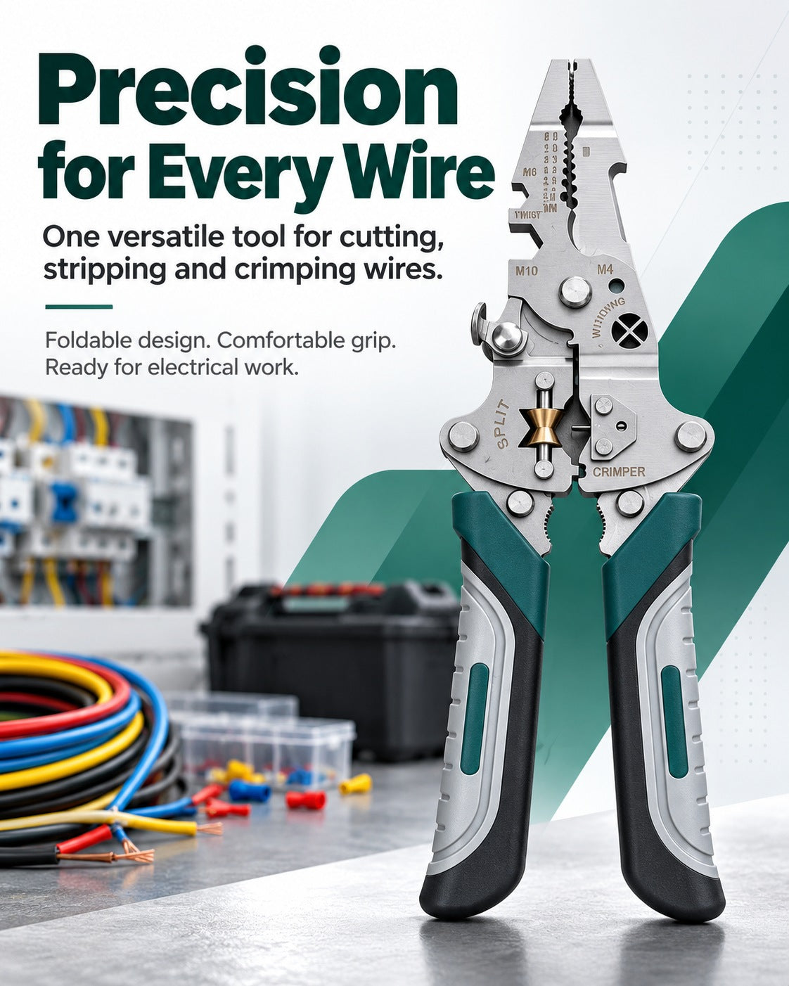 18-in-1 Foldable Wire Stripper