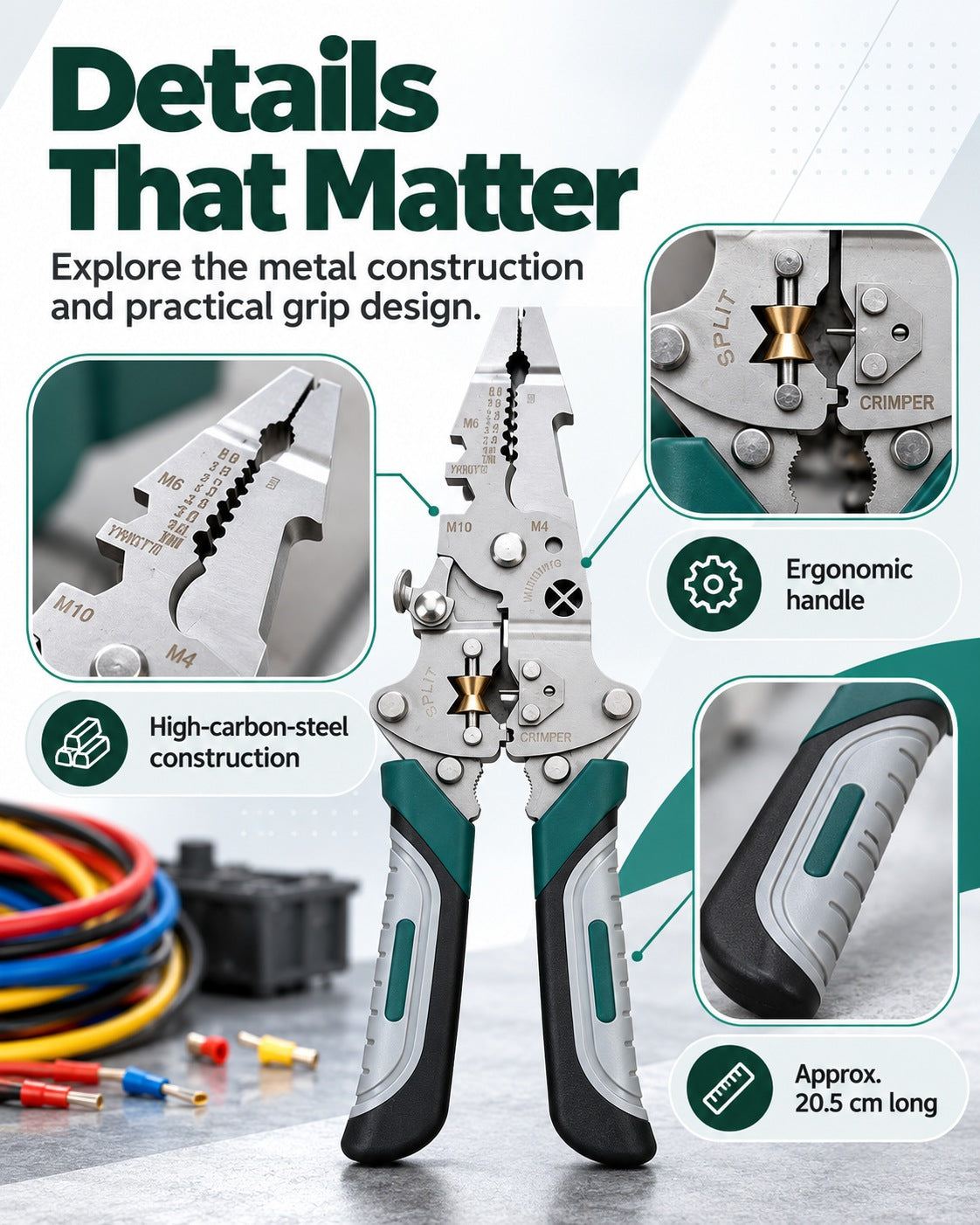 18-in-1 Foldable Wire Stripper