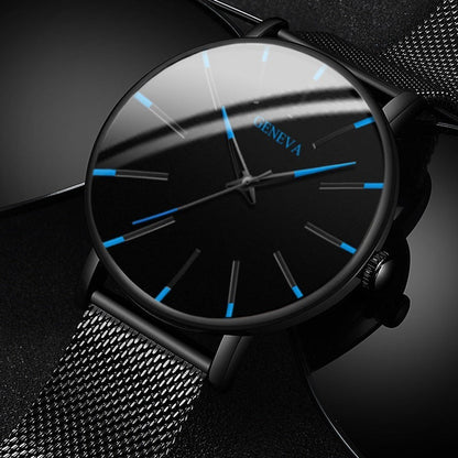 2023 Minimalist Men's Fashion Ultra Thin Watche