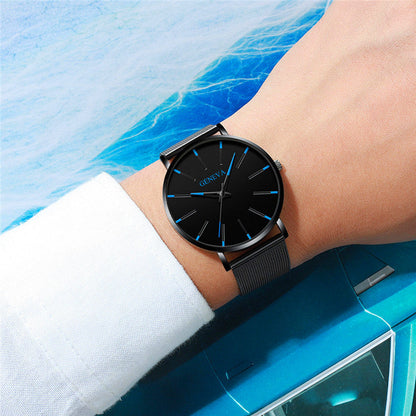 2023 Minimalist Men's Fashion Ultra Thin Watche