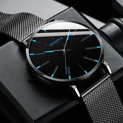 2023 Minimalist Men's Fashion Ultra Thin Watche